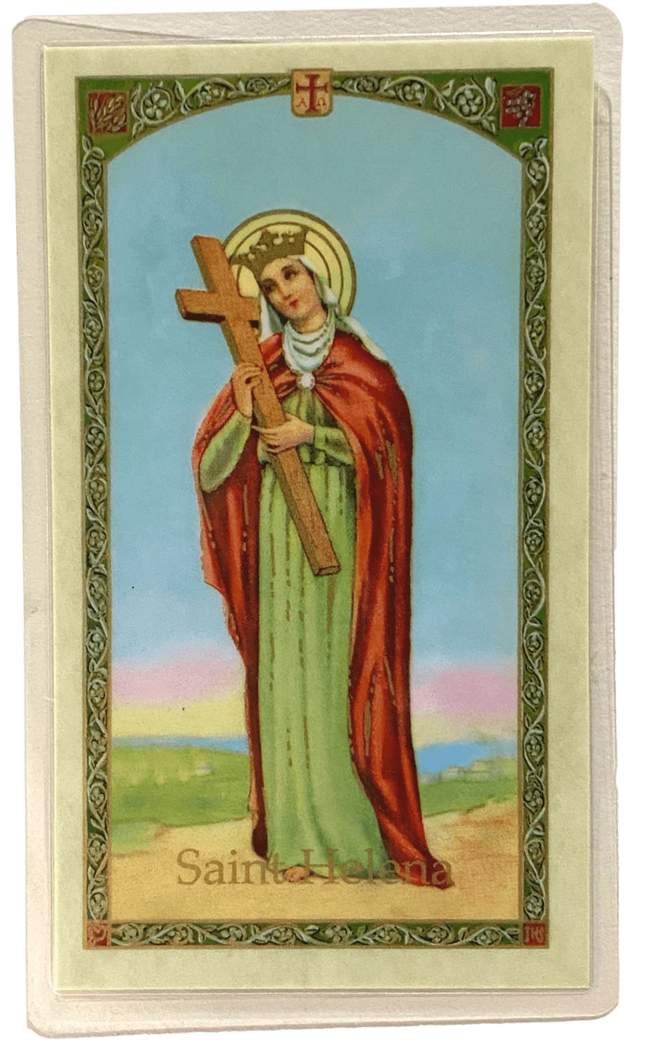 Prayer Card Saint Helena Laminated HC9-095E - Ysleta Mission Gift Shop