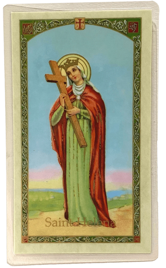 Prayer Card Saint Helena Laminated HC9-095E - Ysleta Mission Gift Shop
