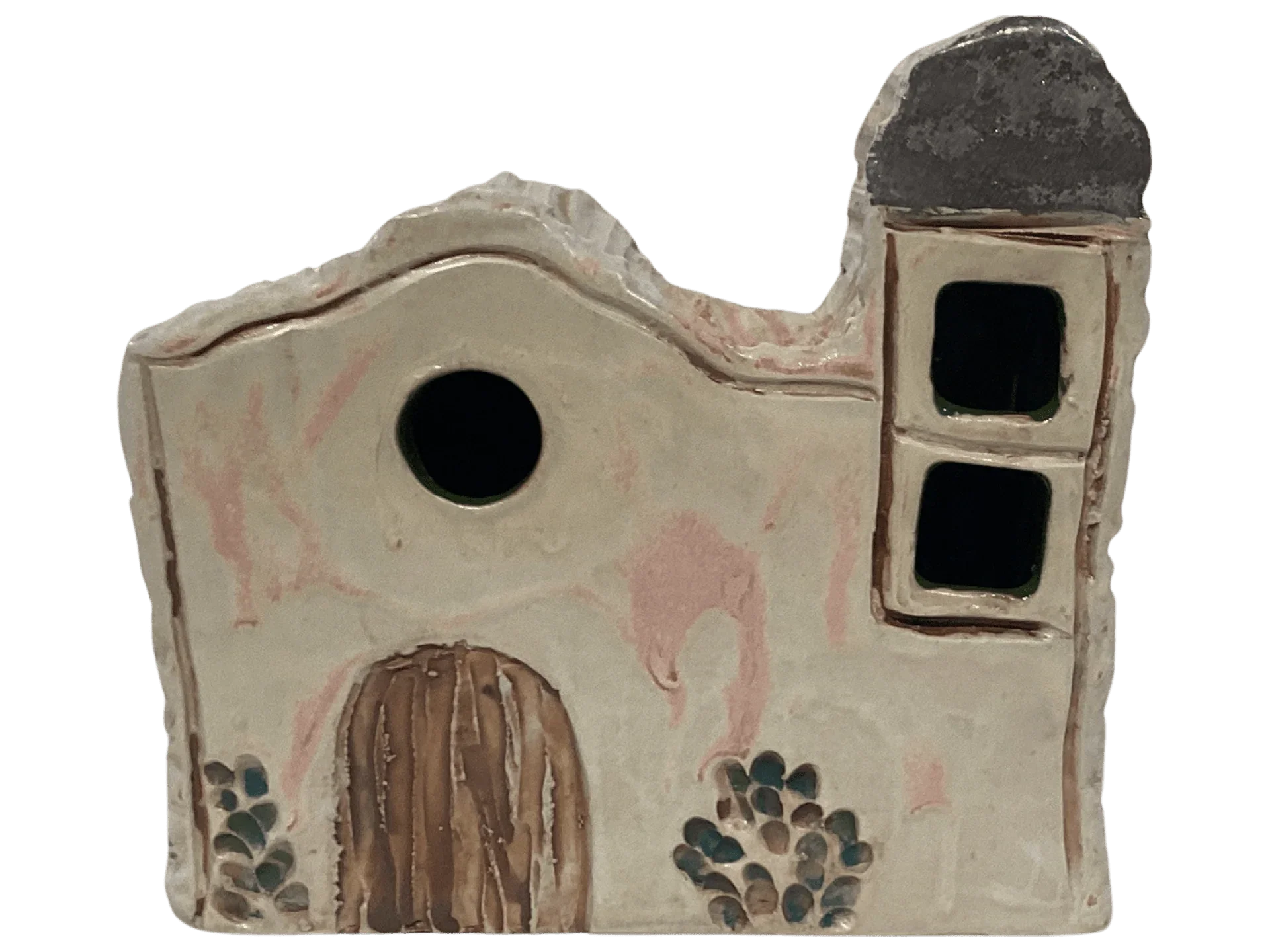 Sculpture Ysleta Mission Luminaria Tealight 6 inches - Ysleta Mission Gift Shop
