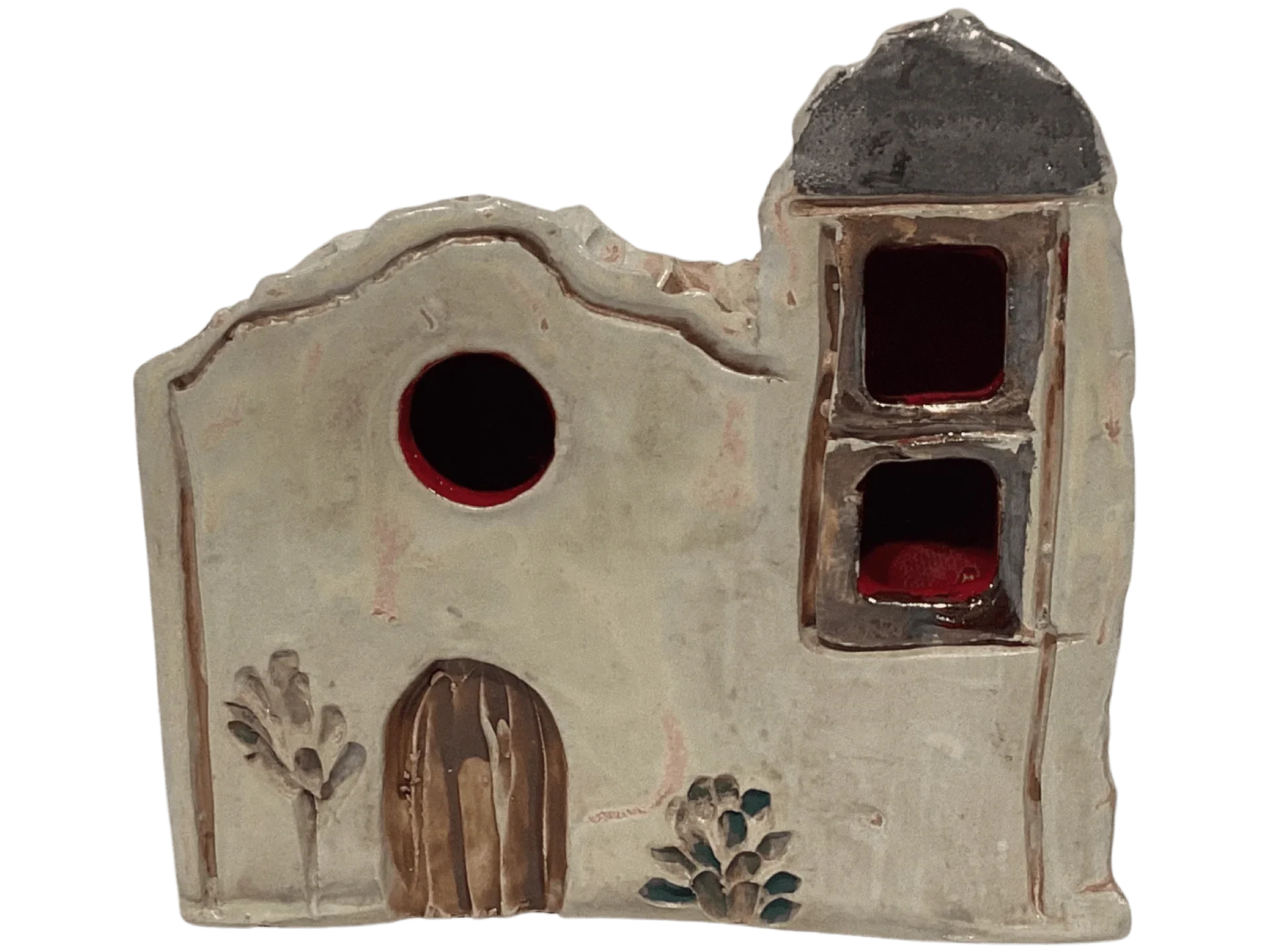 Sculpture Ysleta Mission Luminaria Tealight 6 inches - Ysleta Mission Gift Shop