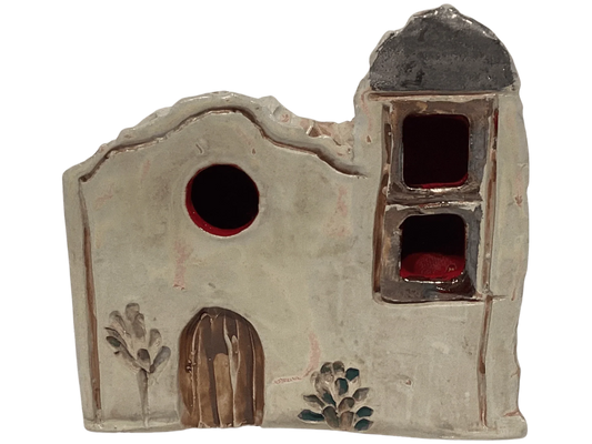 Sculpture Ysleta Mission Luminaria Tealight 6 inches - Ysleta Mission Gift Shop