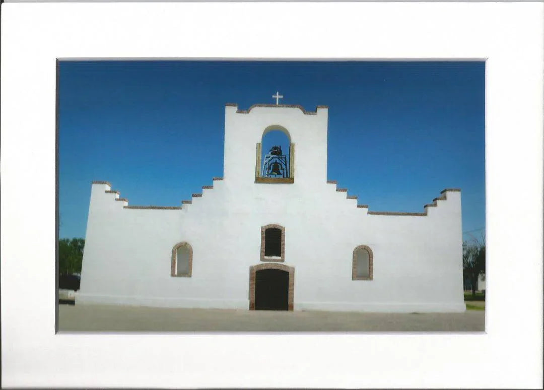 Socorro Mission Photo Print – Matted 4" x "6 - Ysleta Mission Gift Shop