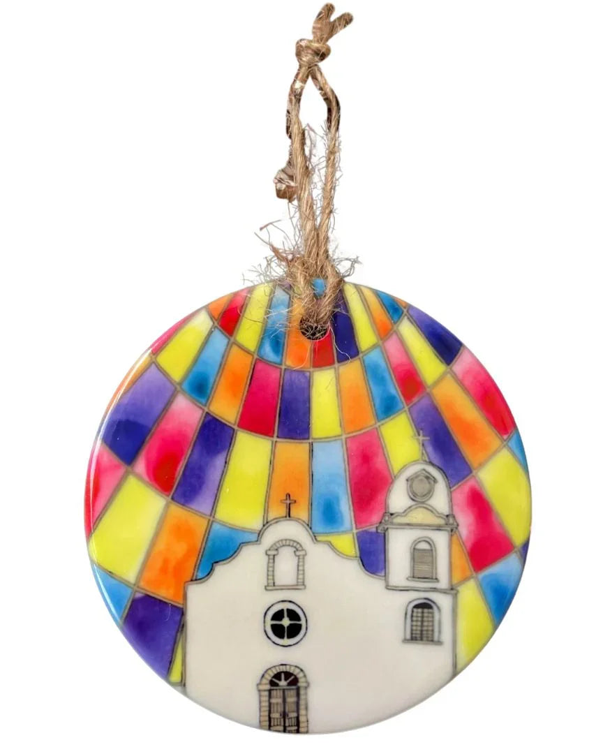 Ysleta Mission� Porcelain Double Sided Ornament