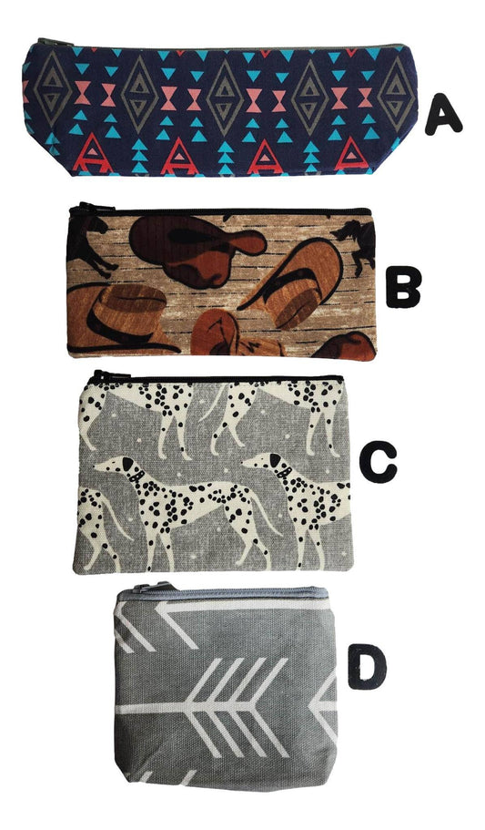 Zippered Bags Multiple Sizes Handmade Various Designs - Ysleta Mission Gift Shop