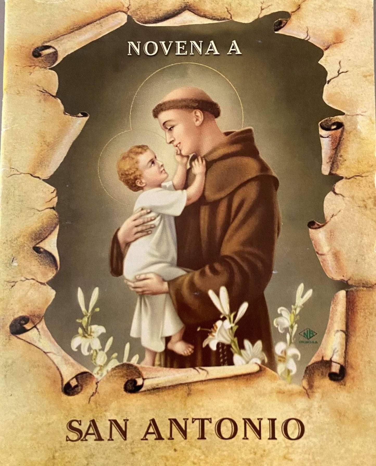 Libro Novena A San Antonio Espanol 28 Paginas - Ysleta Mission Gift Shop- VOTED El Paso's Best Gift Shop