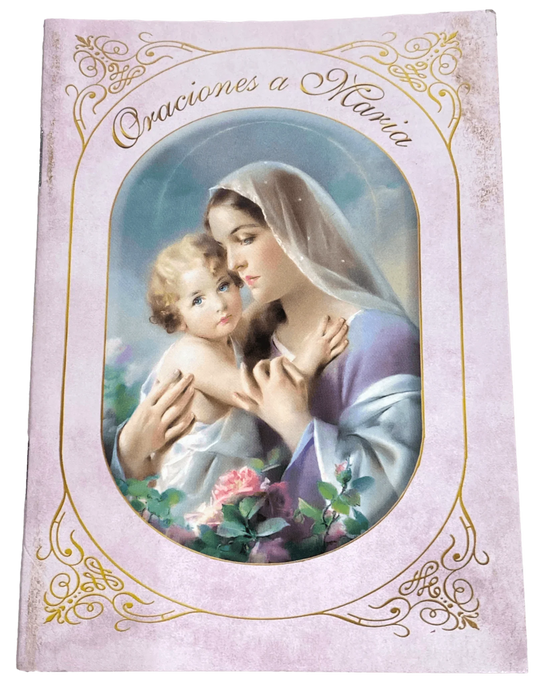 Libro Oraciones a Maria Espanol Colored - Ysleta Mission Gift Shop