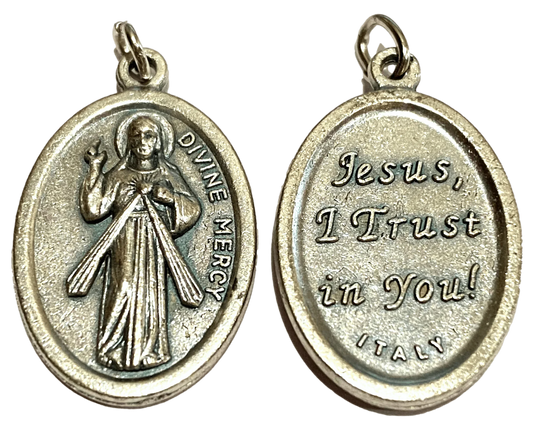 Saint Medal Divine Mercy Jesus I Trust in You - Ysleta Mission Gift Shop