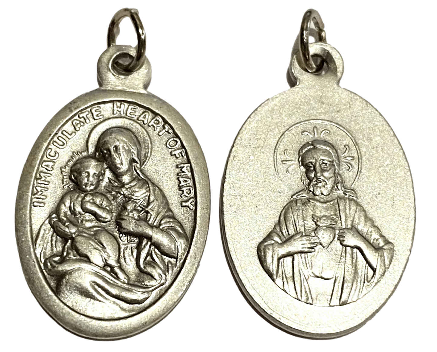 Saint Medals Immaculate Heart of Mary Sacred Heart - Ysleta Mission Gift Shop