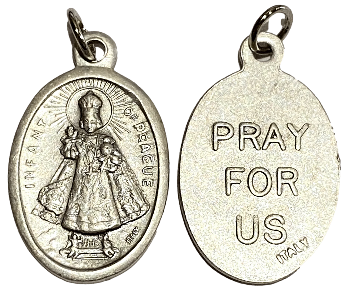 Saint Medals Infant of Prague Pray For Us - Ysleta Mission Gift Shop