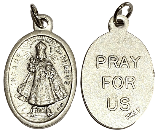 Saint Medals Infant of Prague Pray For Us - Ysleta Mission Gift Shop