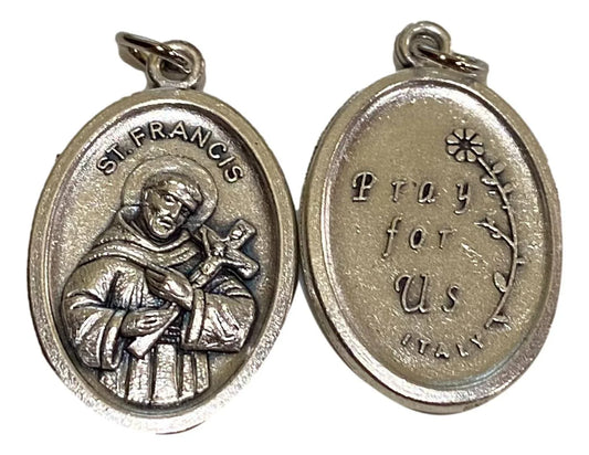Saint Medal Saint Francis Pray For Us - Ysleta Mission Gift Shop