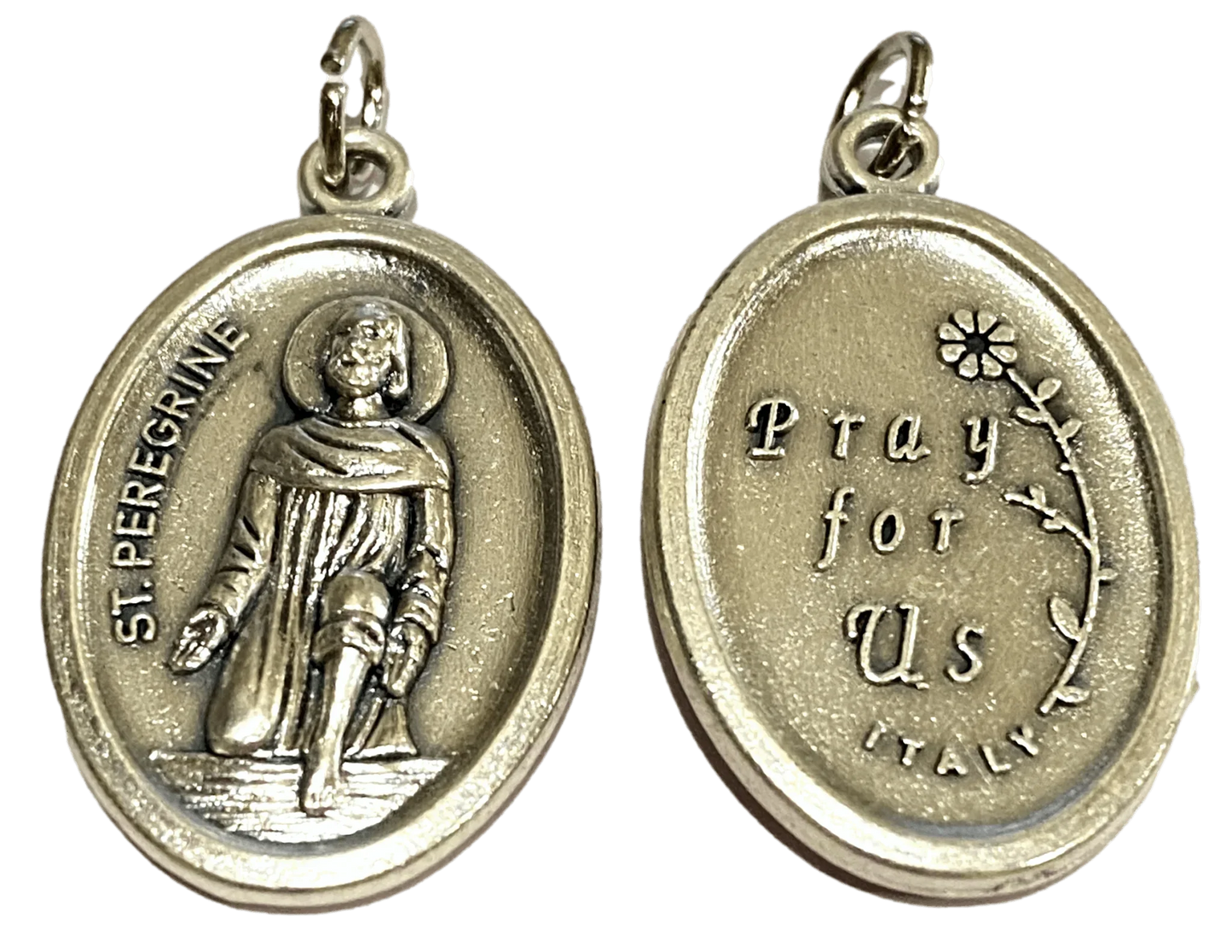 Saint Medal Saint Peregrine Pendant Pray For Us - Ysleta Mission Gift Shop