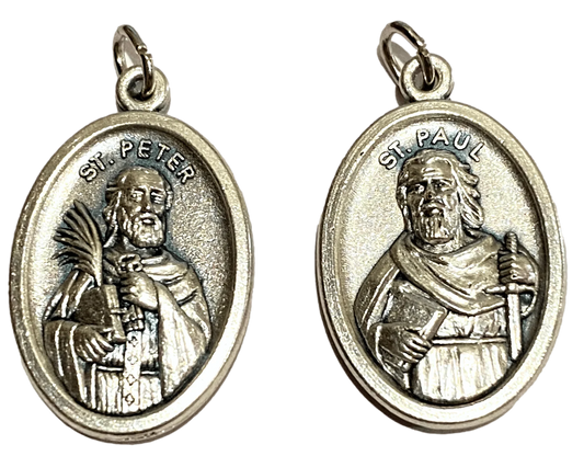 Saint Medal Saint Peter Saint Paul - Ysleta Mission Gift Shop