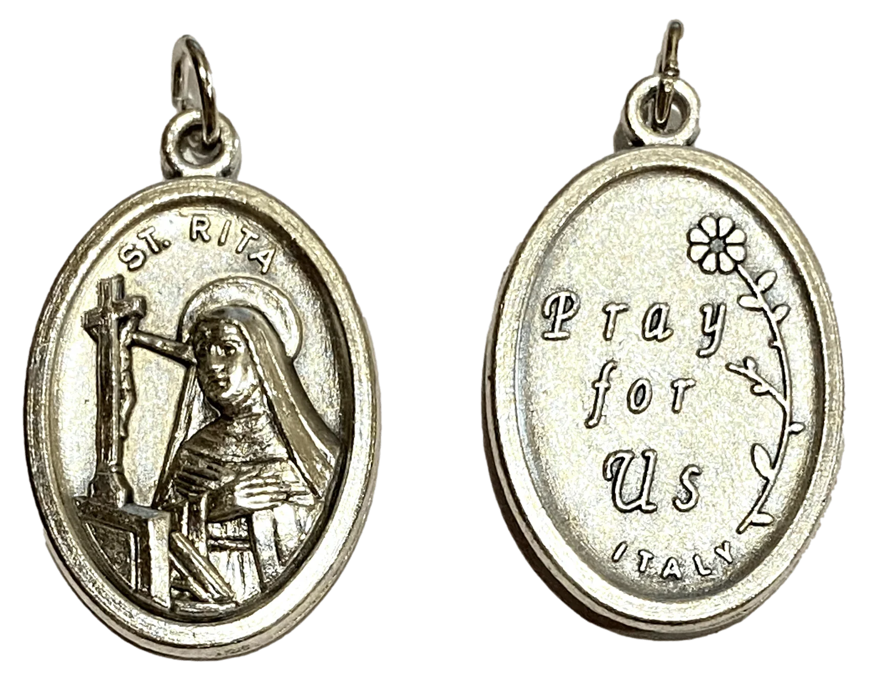 Saint Medal Saint Rita Pray For Us - Ysleta Mission Gift Shop