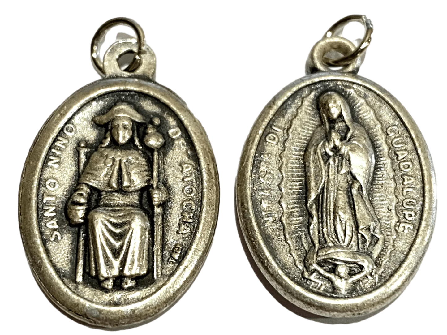 Saint Medal Santo Nino De Atocha Nuestra Senora De Guadalupe - Ysleta Mission Gift Shop