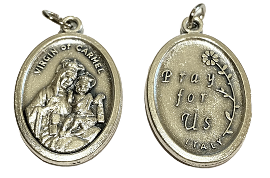 Saint Medal Virgin Of Carmel Pray For Us - Ysleta Mission Gift Shop