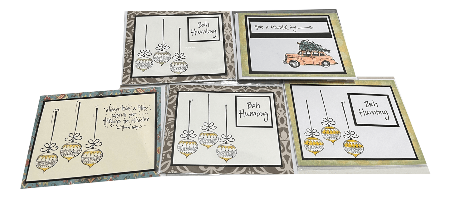 Paper Goods Christmas Note Cards 4"X6" Handcrafted By Local El Paso Artist - Ysleta Mission Gift Shop- VOTED El Paso's Best Gift Shop