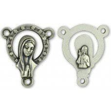 Rosary Parts Our Lady Rosary Jesus Centerpiece - Ysleta Mission Gift Shop