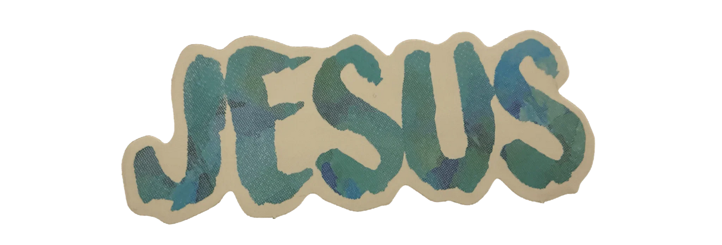 Sticker Single Word Religious and Inspirational High Quality PVC Vinyl - Ysleta Mission Gift Shop