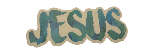 Sticker Single Word Religious and Inspirational High Quality PVC Vinyl - Ysleta Mission Gift Shop
