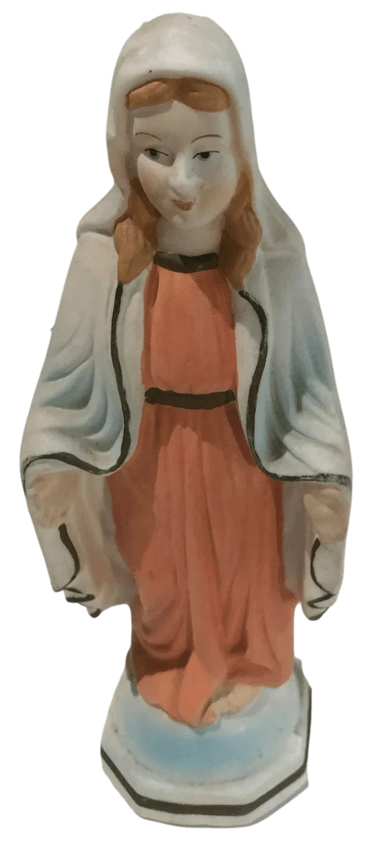 Statue Virgin Mary From Indianapolis Porcelain - Ysleta Mission Gift Shop