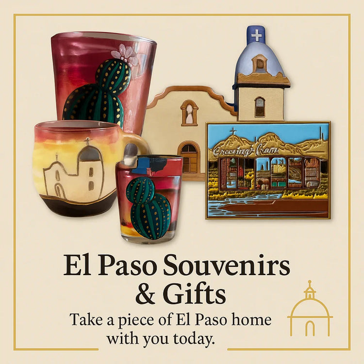 El Paso Souvenirs & Gifts-Take a piece of El Paso home with you today. - Ysleta Mission Gift Shop