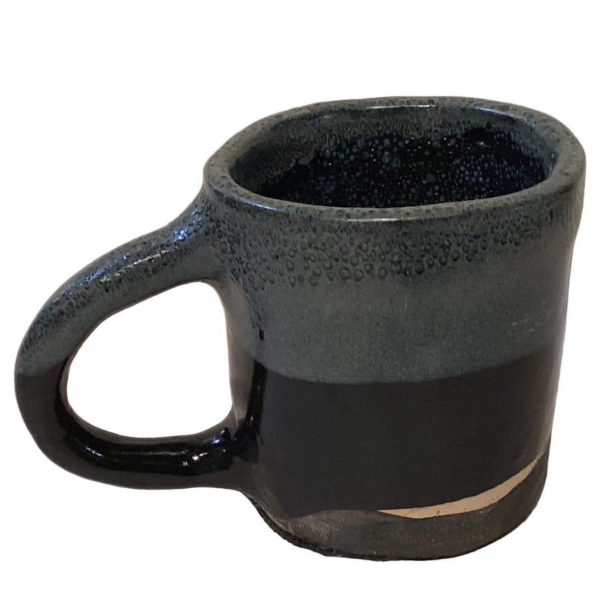 Handmade Rustic Clay Mug 8 in handmade clay pottery from Ysleta Mission Gift Shop