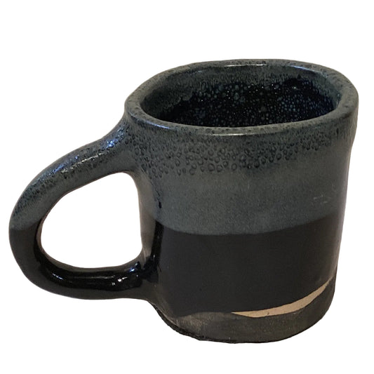 Handmade Rustic Clay Mug 8 in handmade clay pottery from Ysleta Mission Gift Shop