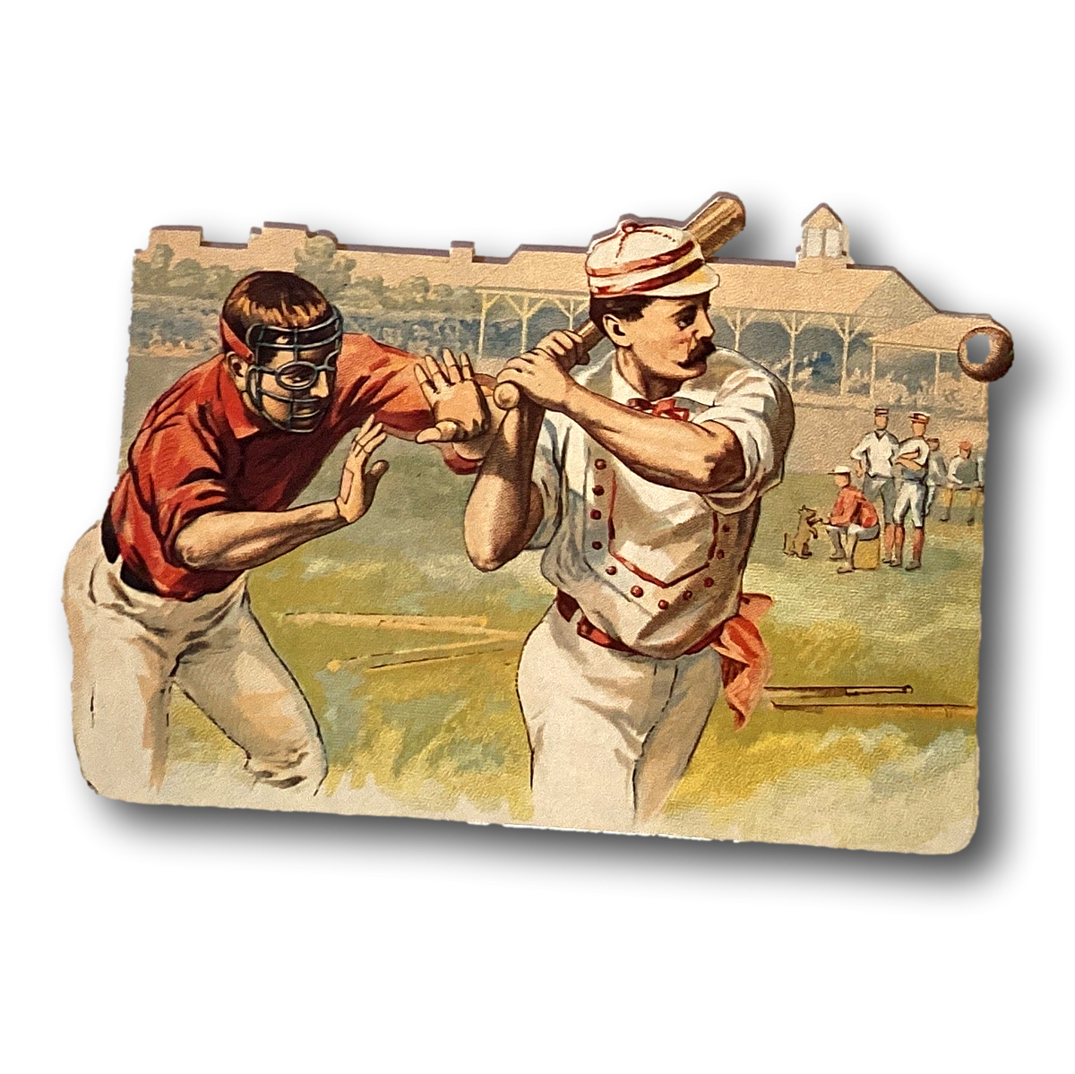 Blank vintage recreational sports notecards from Ysleta Mission Gift Shop, featuring 5x4 inch classic stationery design.