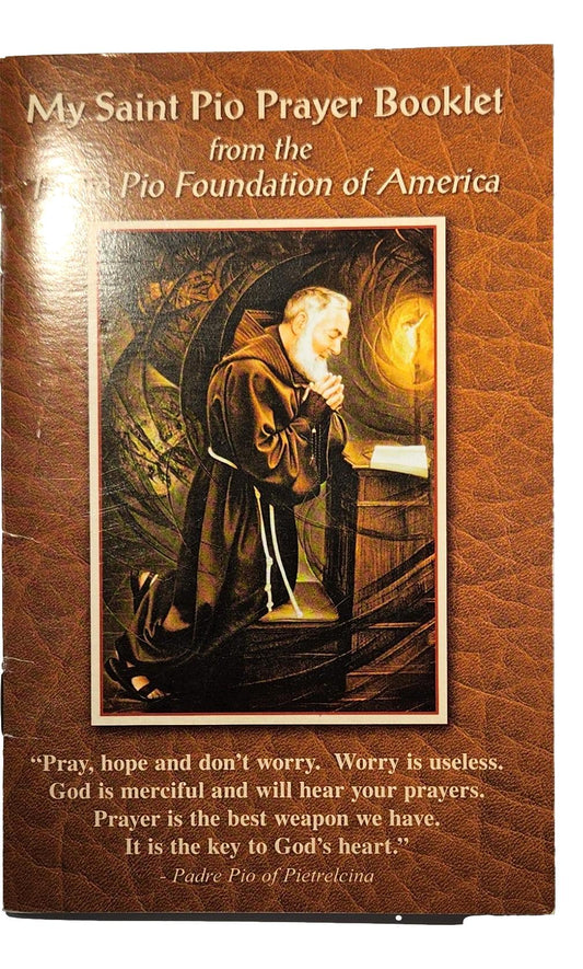 Book: My Saint Pio Prayer Booklet (English) - Ysleta Mission Gift Shop