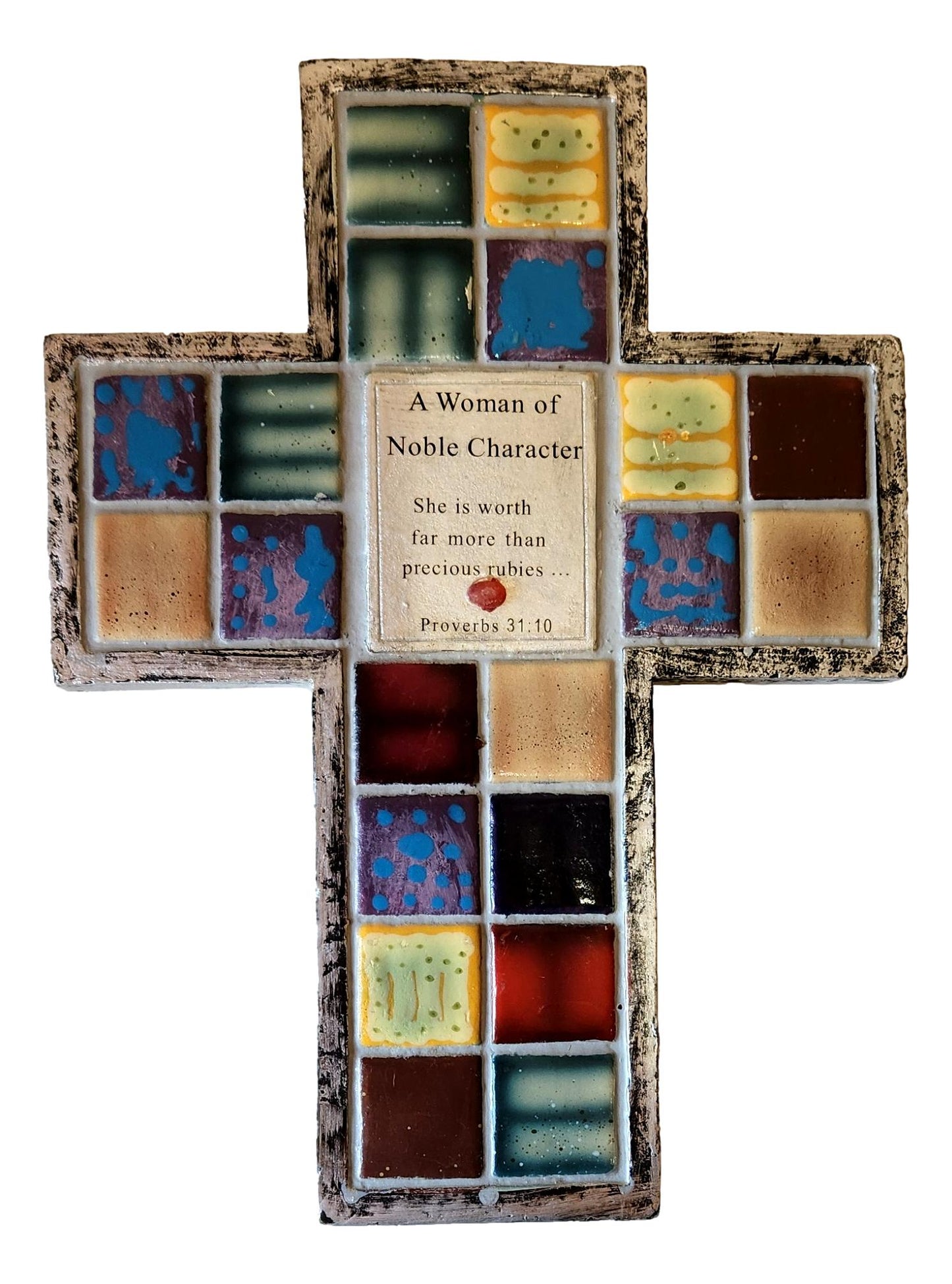 Handcrafted Religious Cross – 8" x 6"