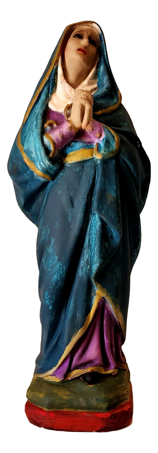 Our Lady of Sorrows Statue – Handcrafted Religious Figure 8.5" x 3"