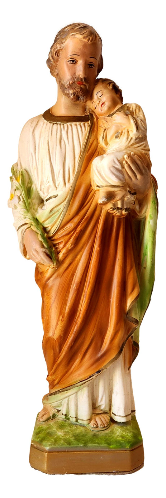 Saint Joseph Statue – Handcrafted Religious Figure 12" x 4.5"