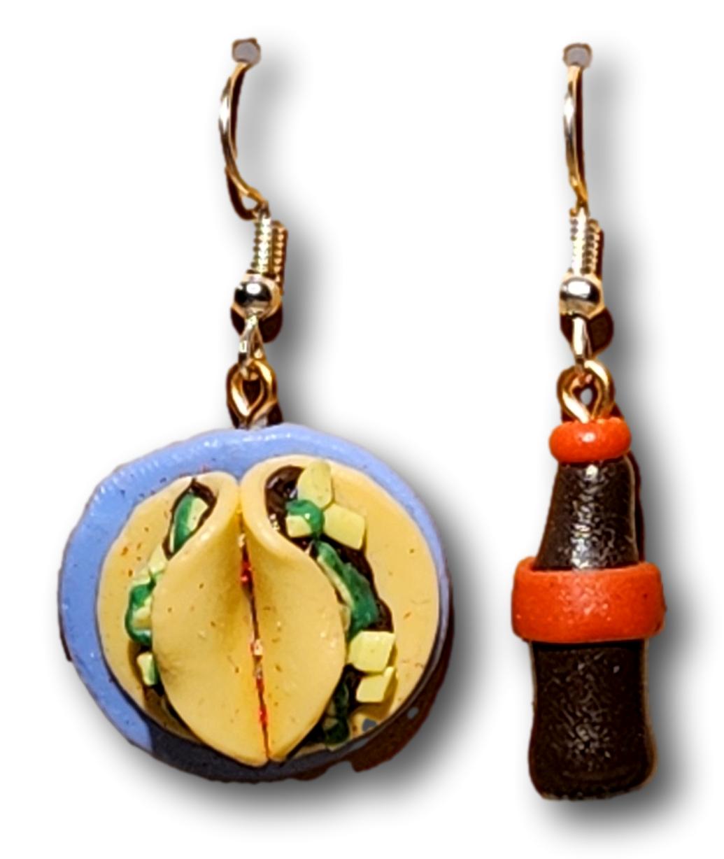 Handcrafted Clay Miniature Mexican Themed Jewelry