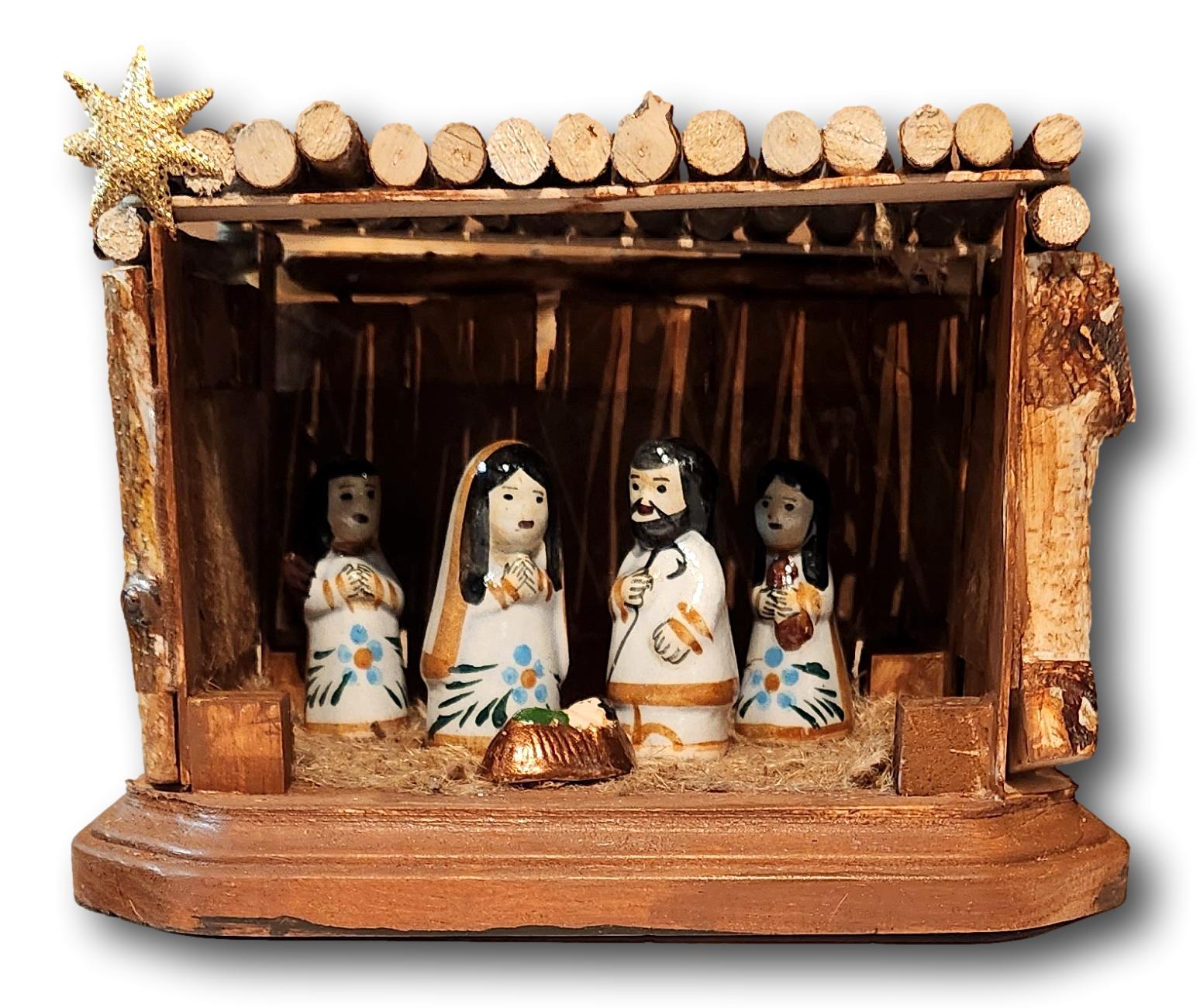 Rustic Handcrafted Nativity Scene – Timeless Christmas Style, Local Pick-Up Only