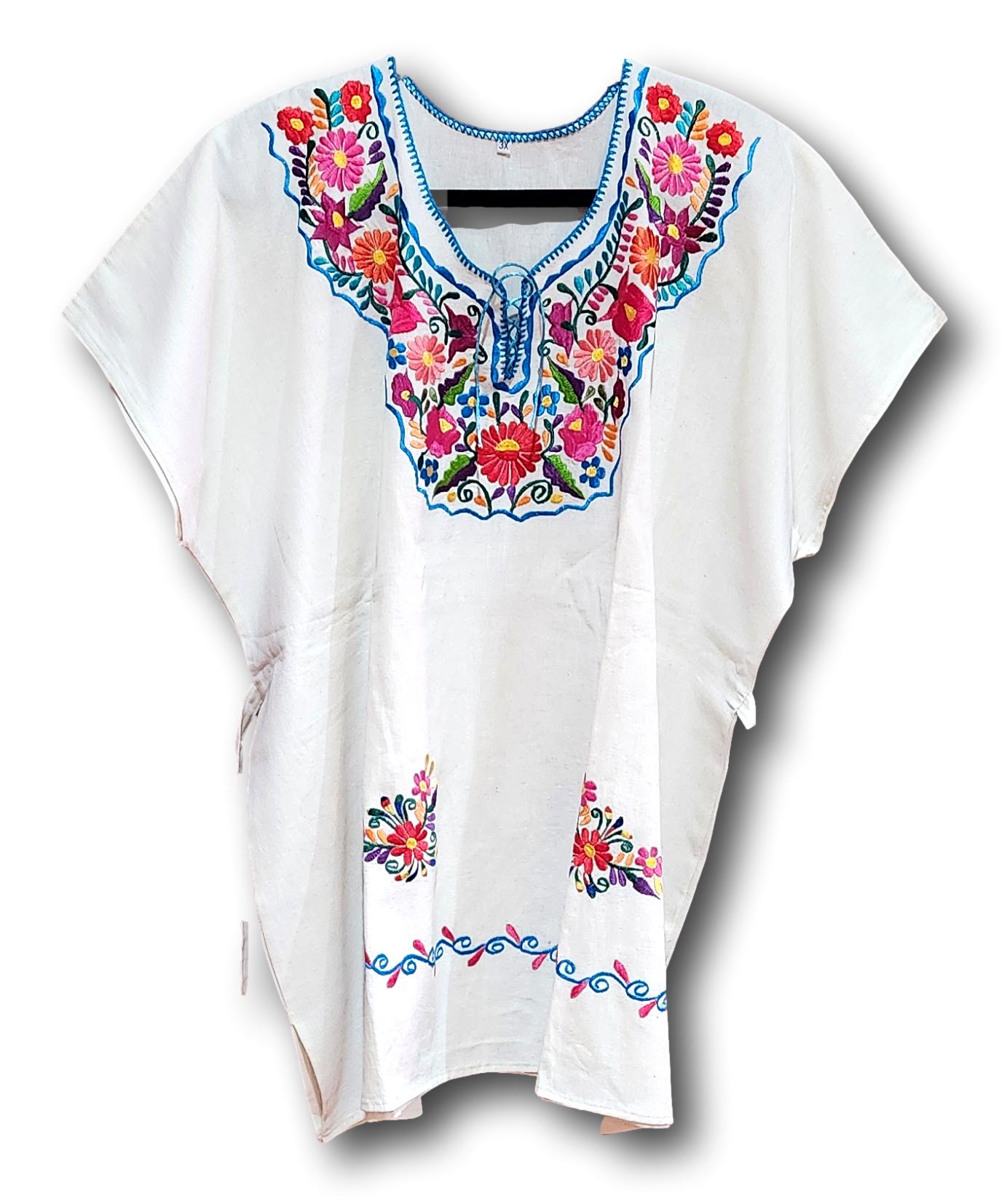 Handmade Mexican Tunic Blouse – Traditional Artisan Craft, Boho & Elegant Design