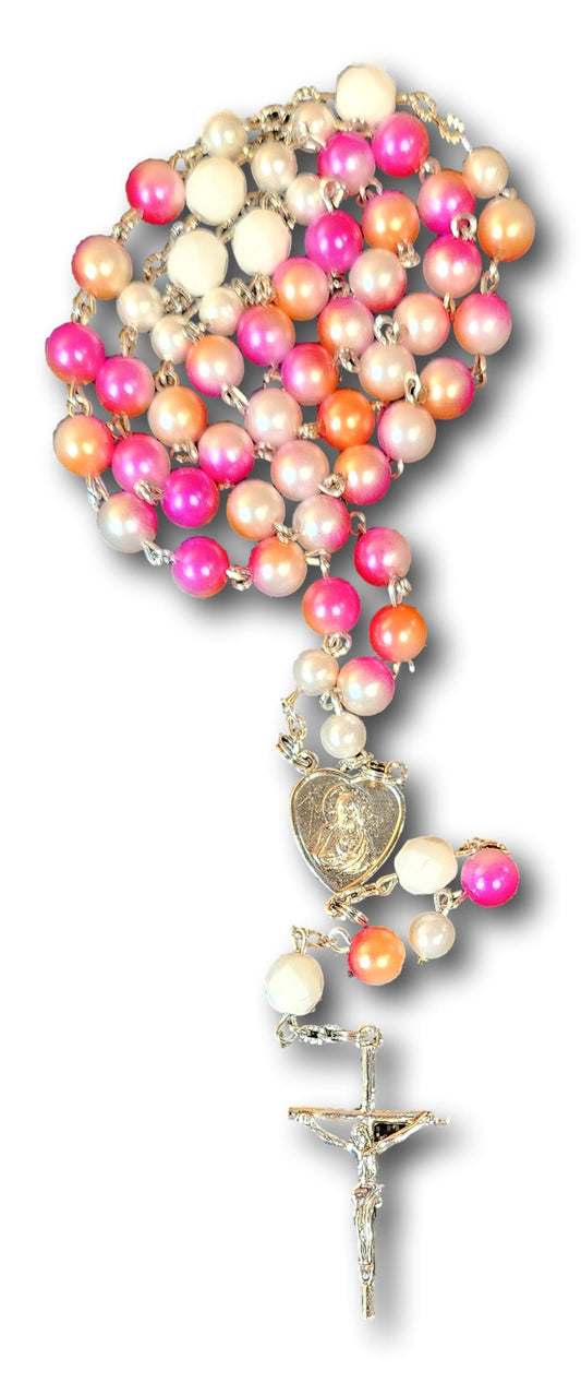 Rosary Sacred Heart Mary and Jesus