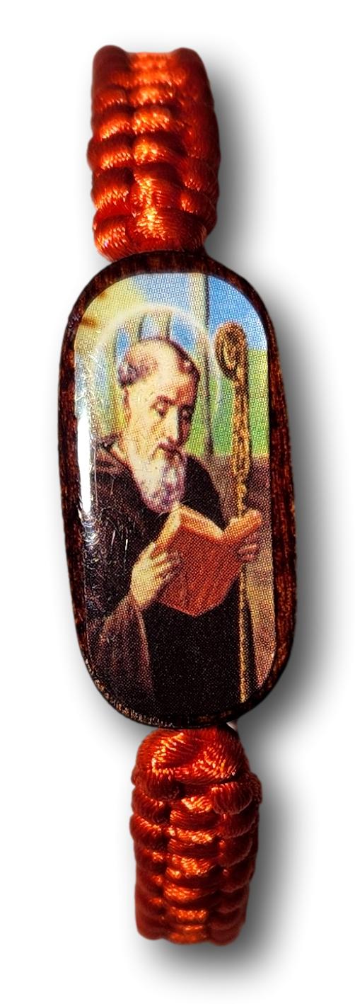 Bracelet Adjustable Hand-Woven Various Saint Images