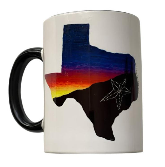 15 oz El Paso Sunset Scene Mug – Desert-Inspired Souvenir Cup