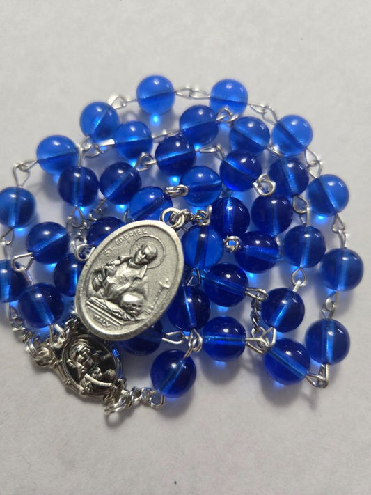 Saint Gabriel the Archangel Chaplet - Handcrafted Devotion for Spiritual Strength and Blessings