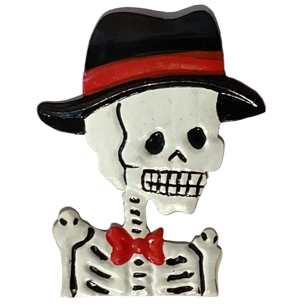 Catrin 3.5-inch magnet from Ysleta Mission Gift Shop, featuring colorful traditional Mexican folk art design for refrigerator decoration.