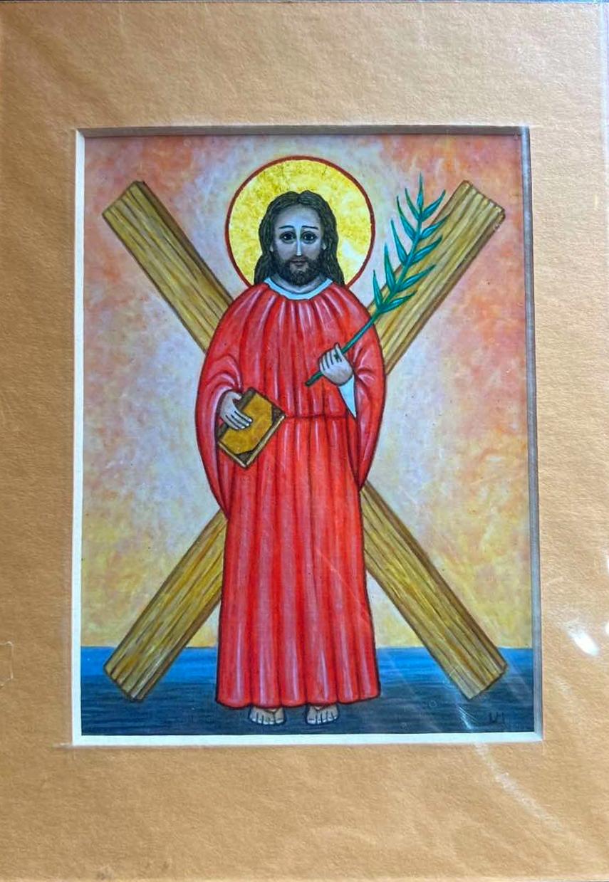 Framed Art Print Saints Handcrafted - Ysleta Mission Gift Shop