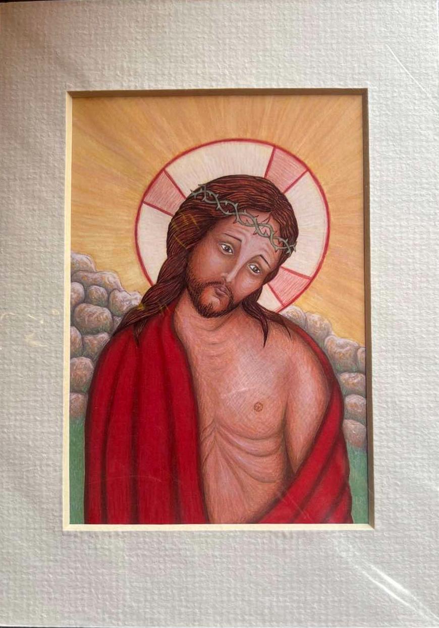 Framed Art Print Saints Handcrafted - Ysleta Mission Gift Shop
