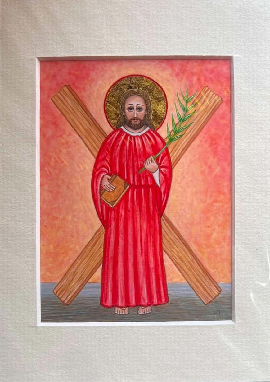 Framed Art Print Saints Handcrafted - Ysleta Mission Gift Shop