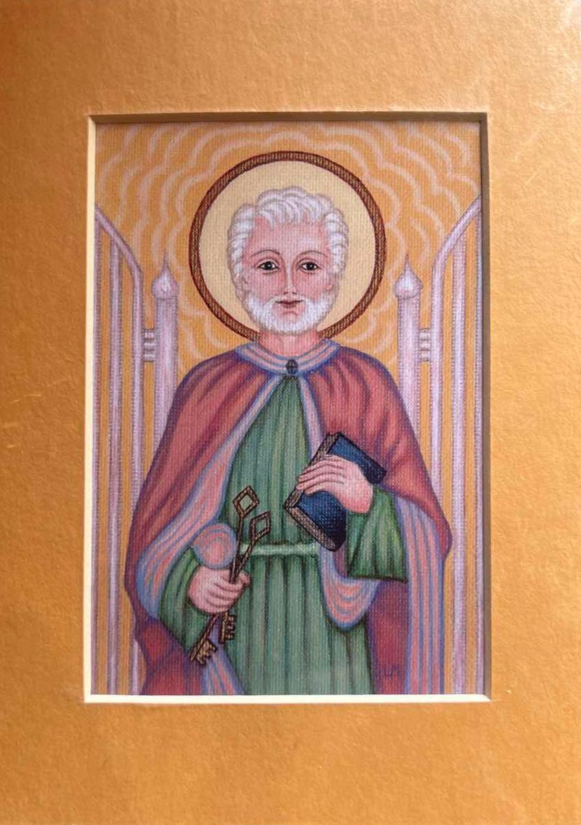 Framed Art Print Saints Handcrafted - Ysleta Mission Gift Shop