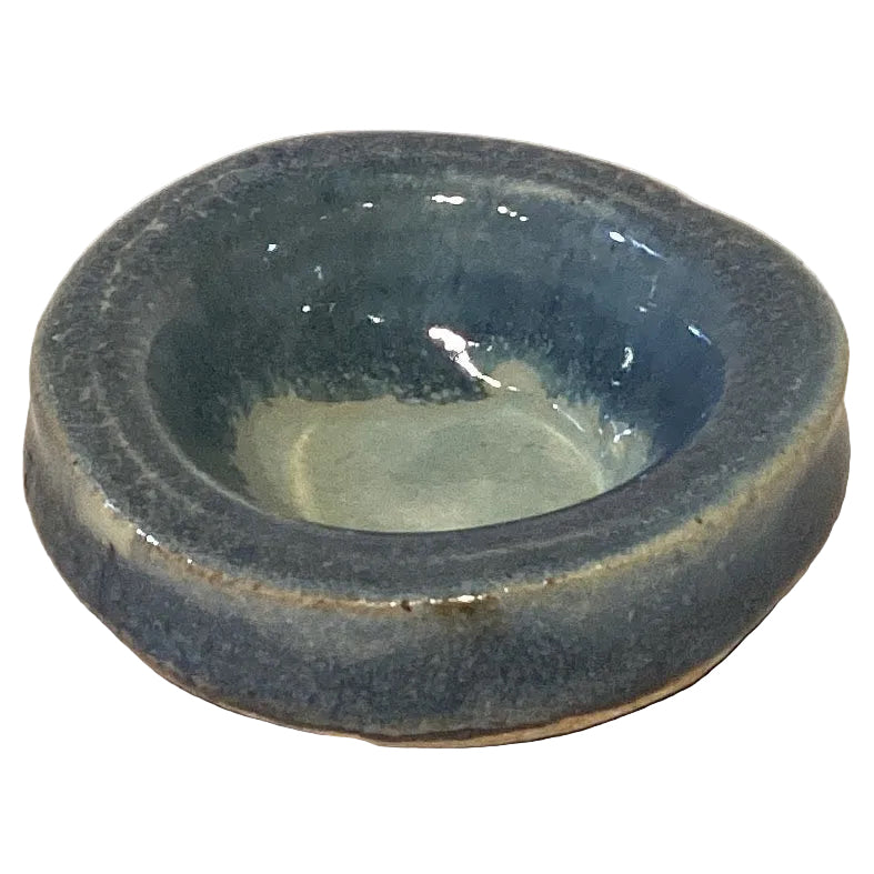 Handmade Rustic Clay Catch-All Bowl 2.5 in handmade clay pottery from Ysleta Mission Gift Shop