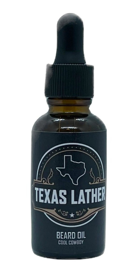 Beard Oil Cool Cowboy 1 oz. Natural Ingredients Handmade in Small Batches