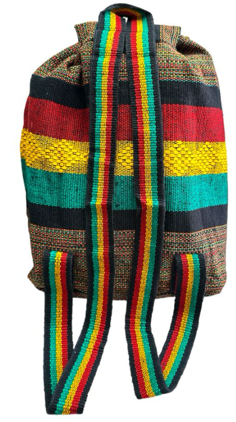 Pinzon Rasta Backpack Handcrafted Rasta-Inspired Artisan Backpack