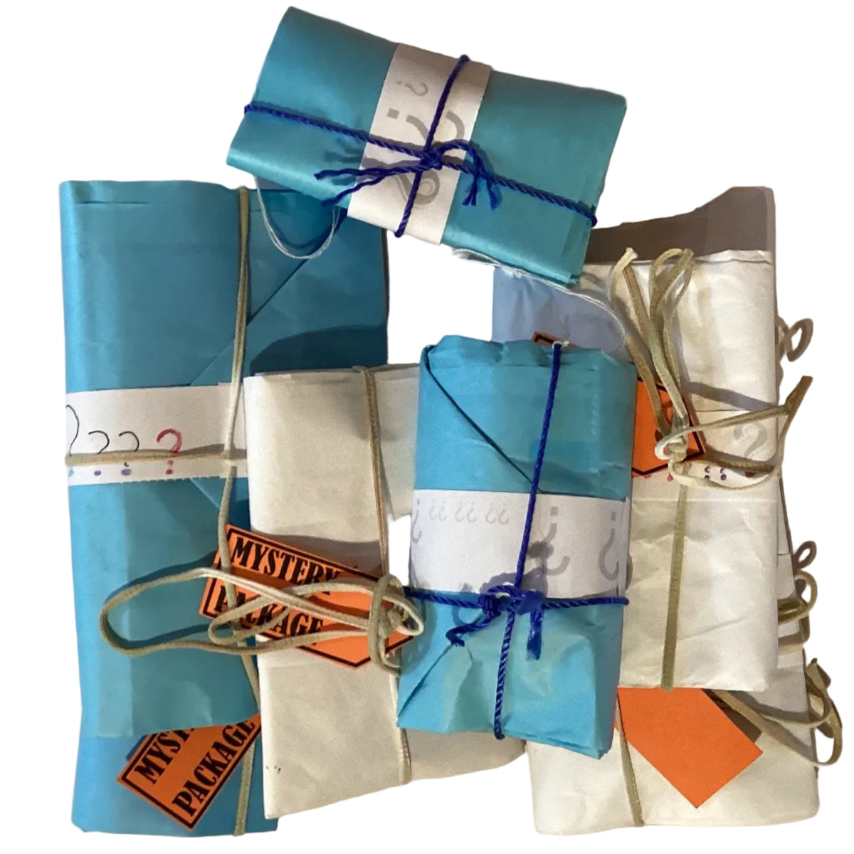 Mystery package from Ysleta Mission Gift Shop, featuring a surprise collection of handcrafted gifts and local artisan items.
