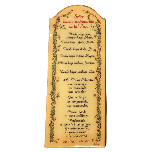 Jesus 3-inch Catholic religious wall decor plaque featuring Christian devotional design from Ysleta Mission Gift Shop.